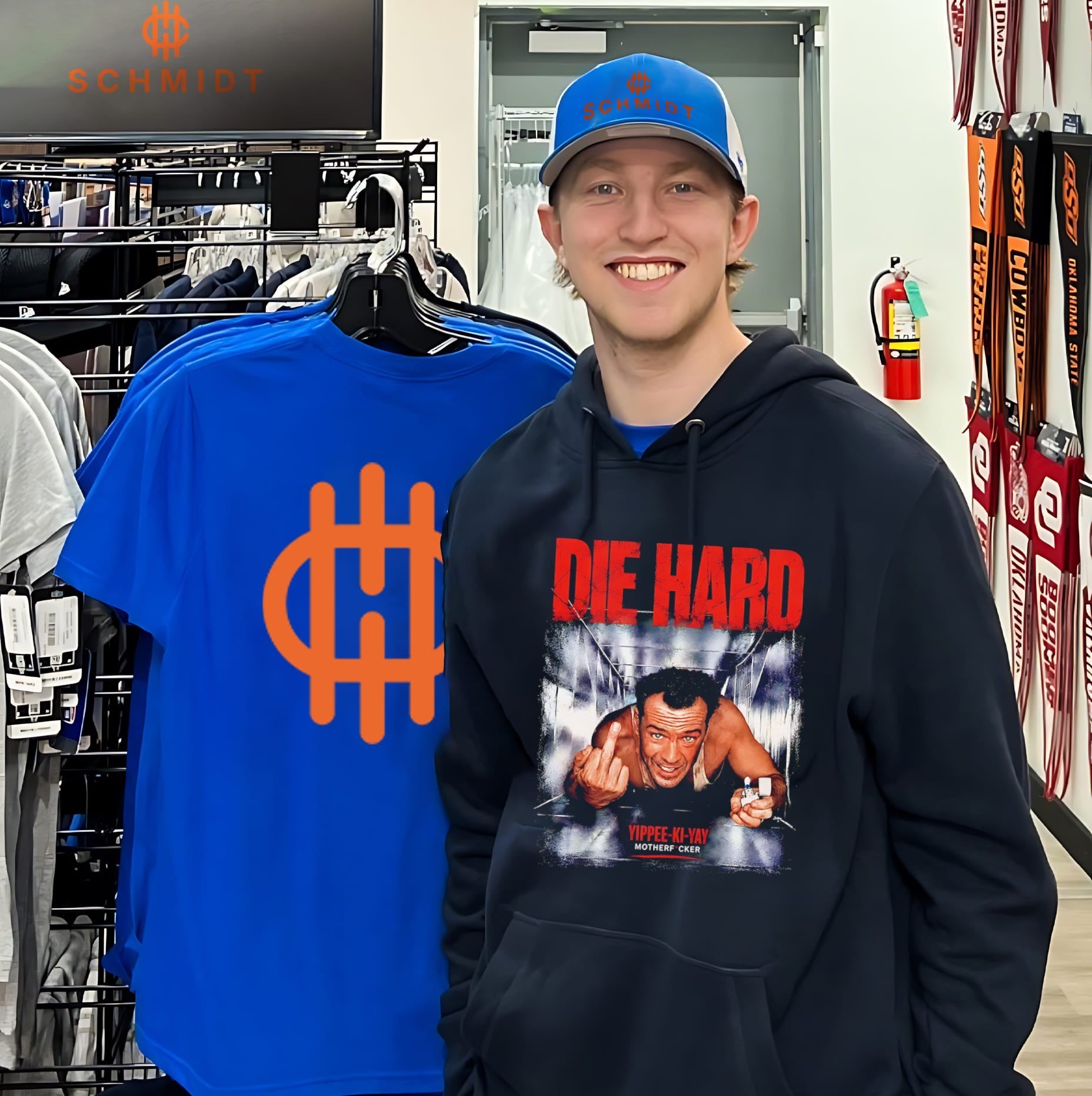 Die Hard 1988 Bruce Willis yippee ki yay motherfucker shirt