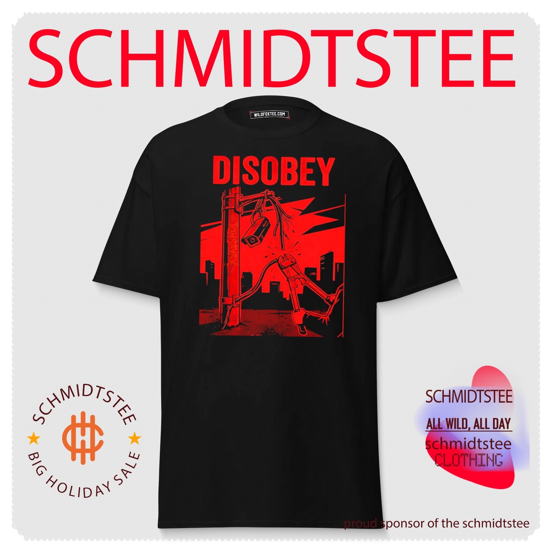 Disobey Surveillance Camera Wire Cutting Protest shirt