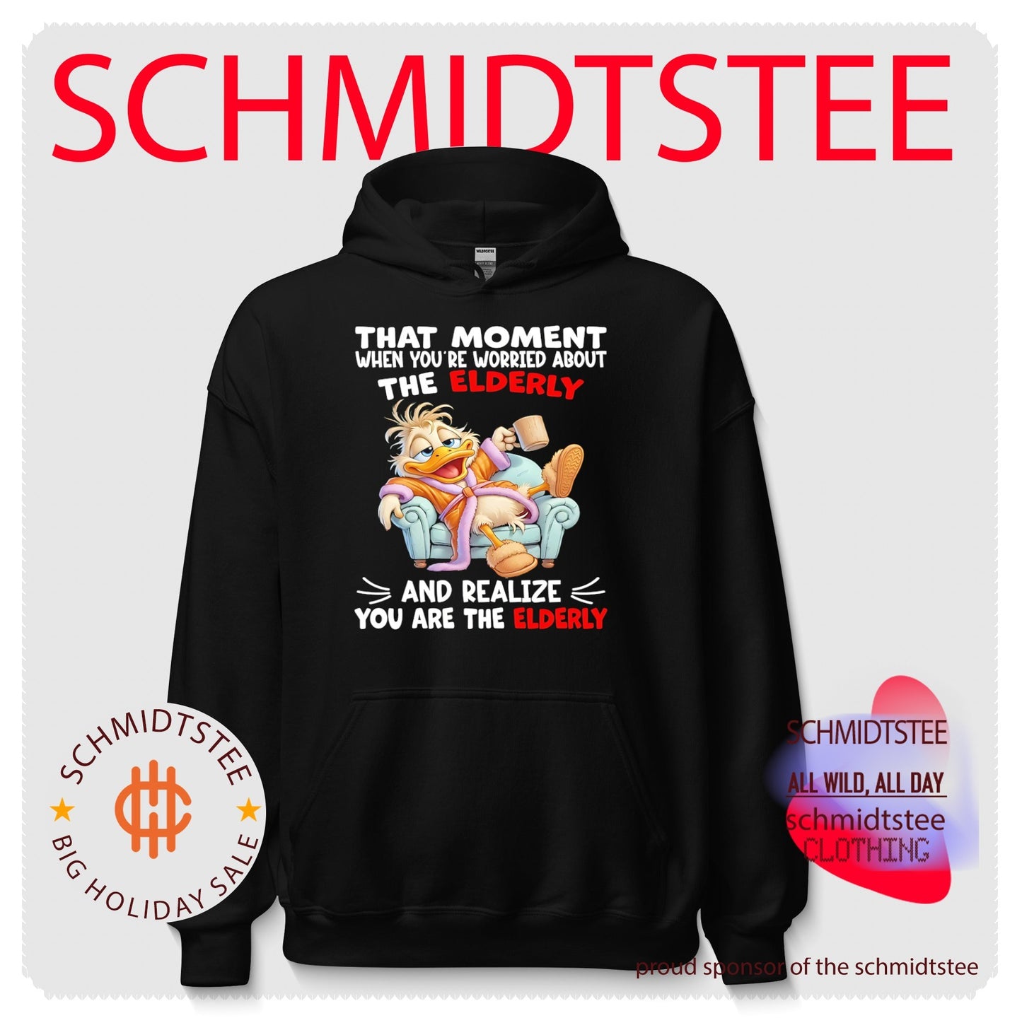 Duck that moment when you’re worried about the elderly and realize you are the elderly shirt