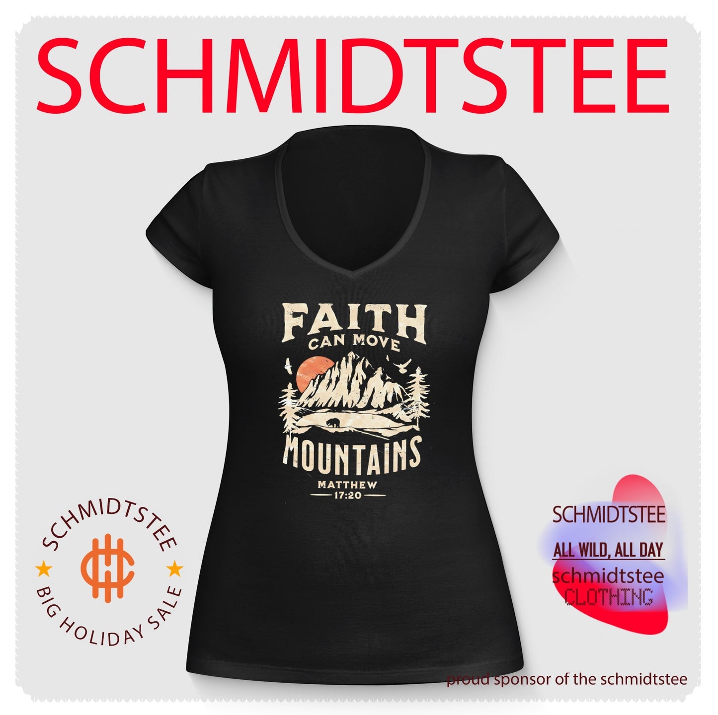 Faith can move mountains Matthew 17-20 shirt