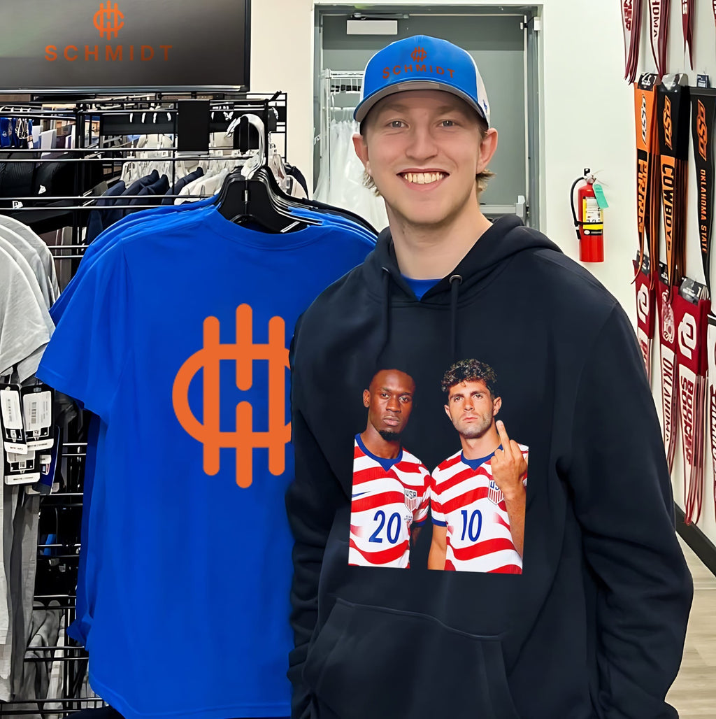 Folarin Balogun and Christian Pulisic United States National Football middle finger shirt