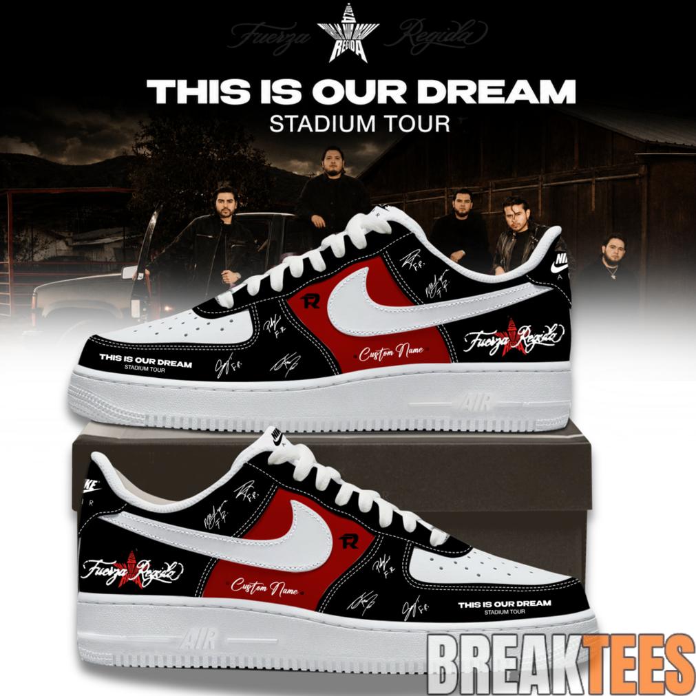 Fuerza Regida “This Is Our Dream Stadium Tour” 2026 Limited Edition Signature AF1 Shoes