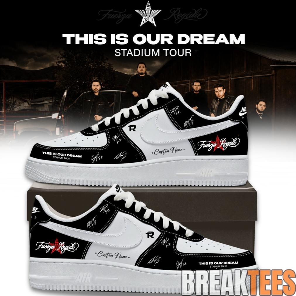 Fuerza Regida “This Is Our Dream Stadium Tour” 2026 Limited Edition Signature AF1 Shoes