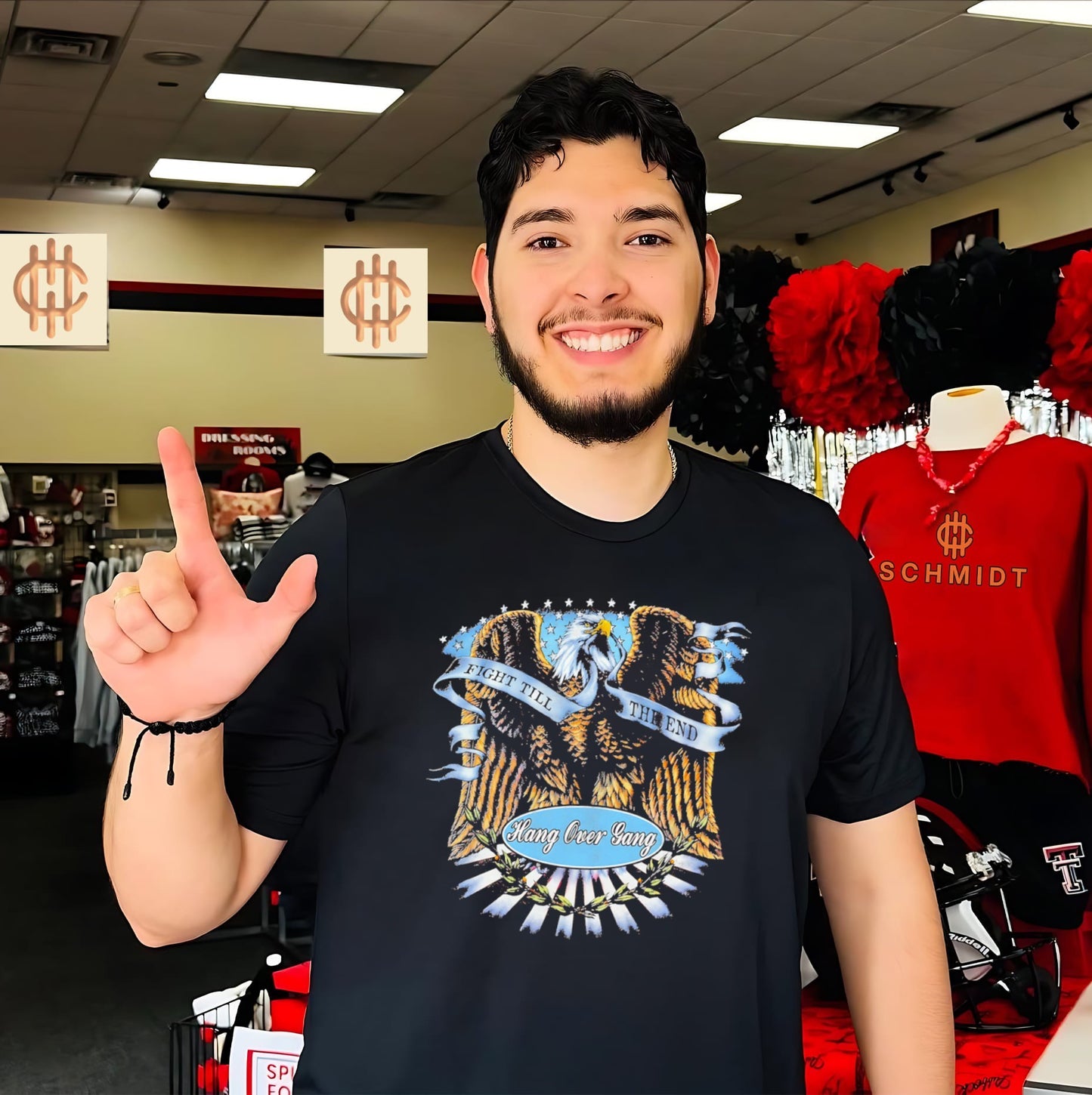 Hang Over Gang Fight Till the End eagle shirt