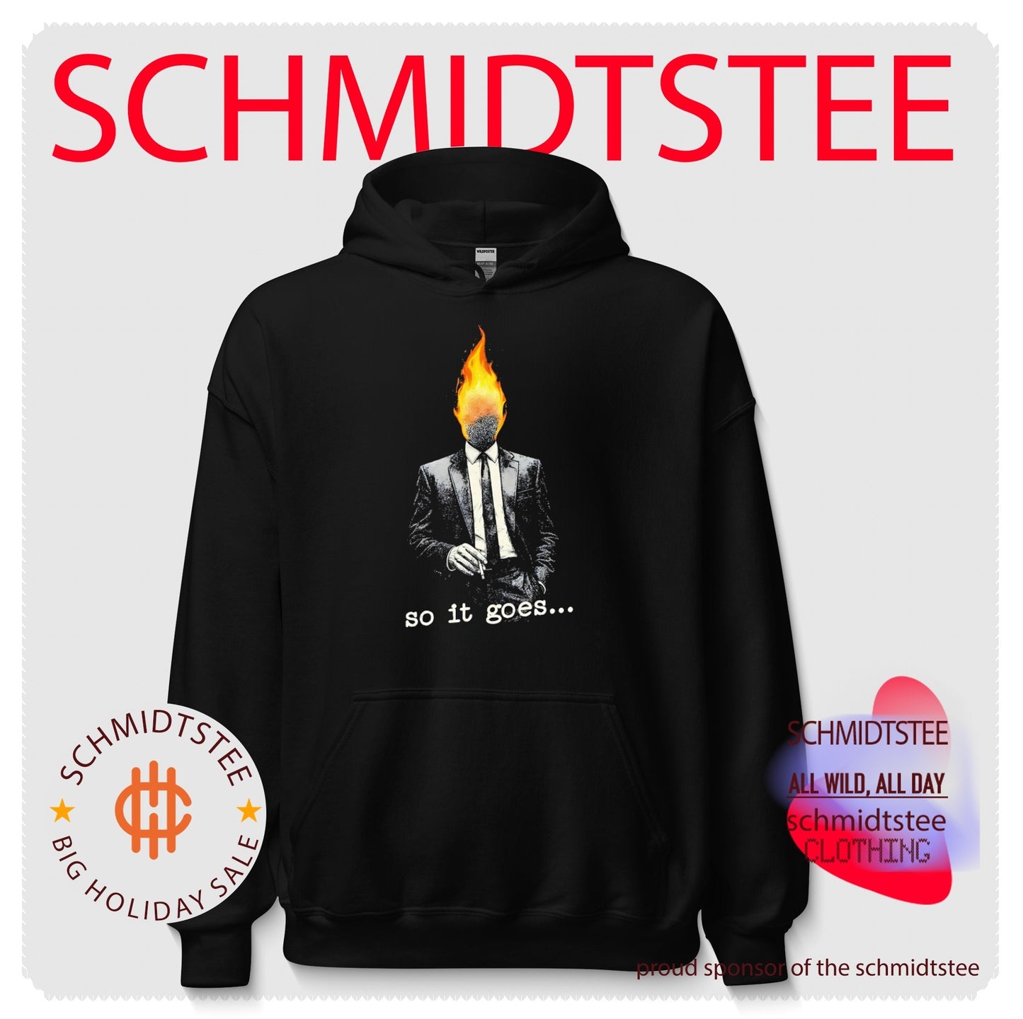 Ignition man in tuxedo so it goes shirt