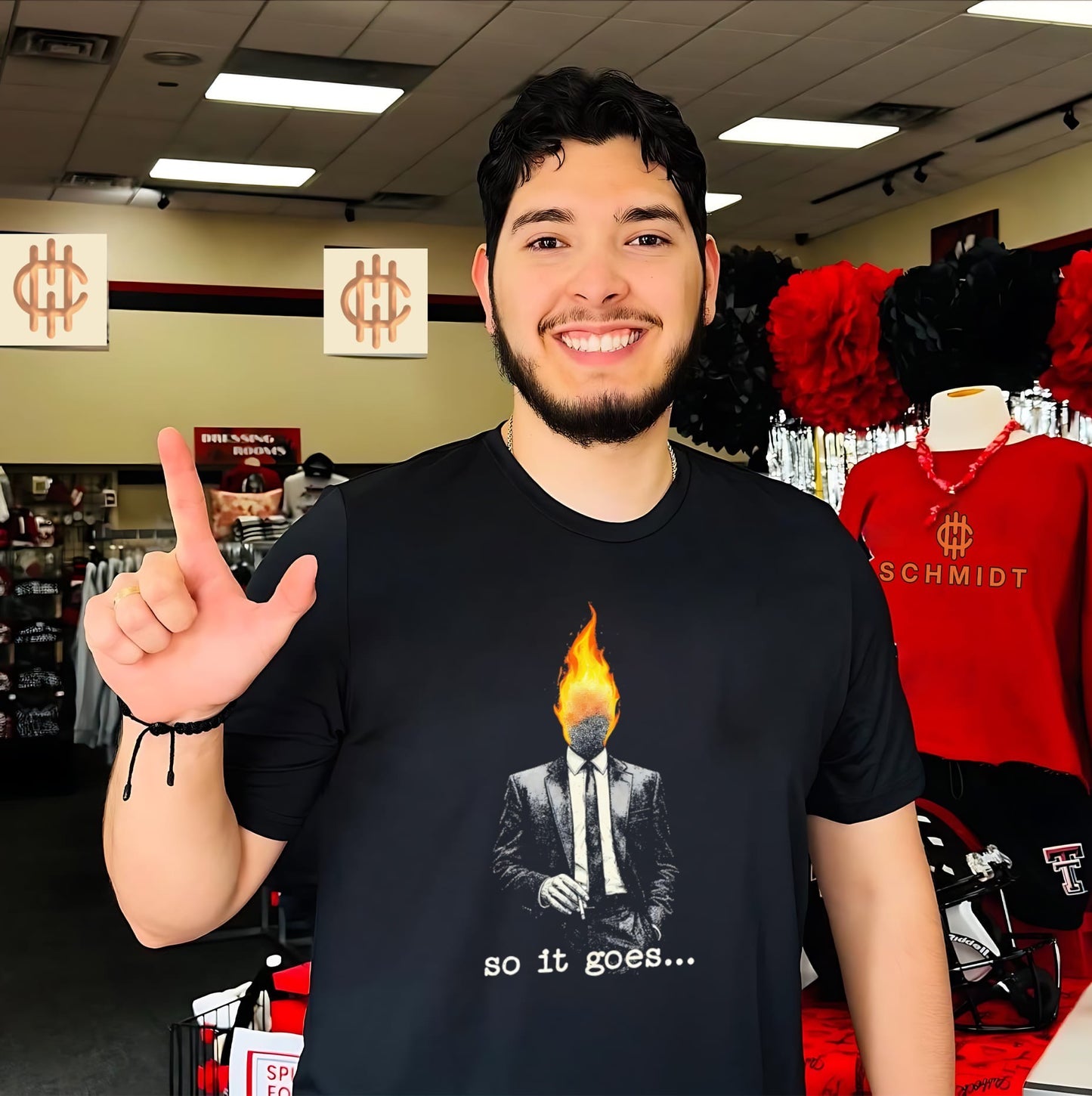 Ignition man in tuxedo so it goes shirt