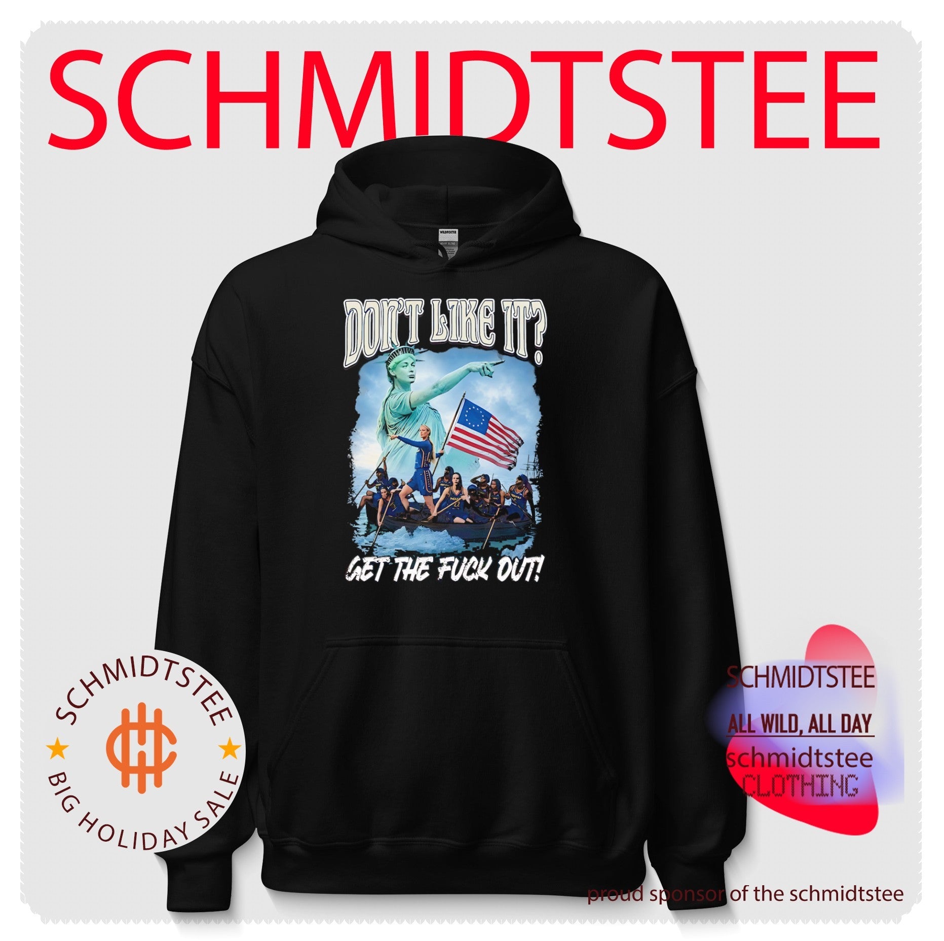 Indiana Fever Sophie Cunningham Statue of Liberty don’t like it get the fuck out shirt