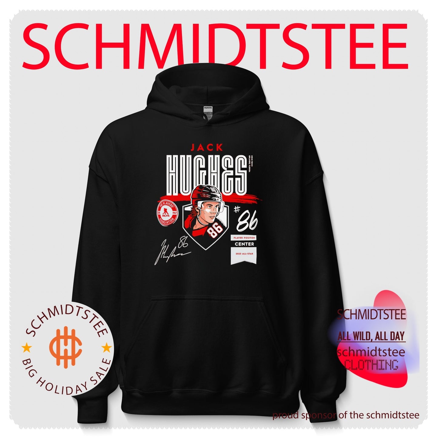 Jack Hughes New Jersey Devils Player Spotlight Name & Number shirt