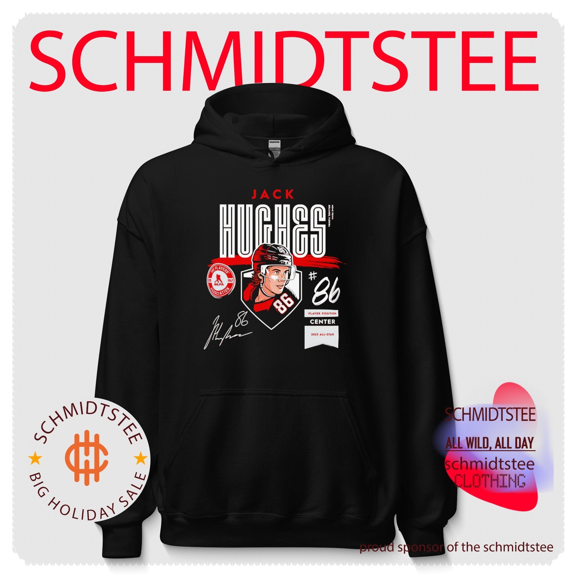 Jack Hughes New Jersey Devils Player Spotlight Name & Number shirt