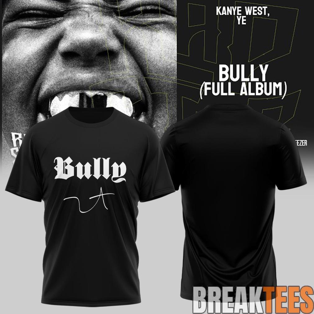 Kanye West Rap Star ‘Bully’ 2026 Tour 2D Shirt