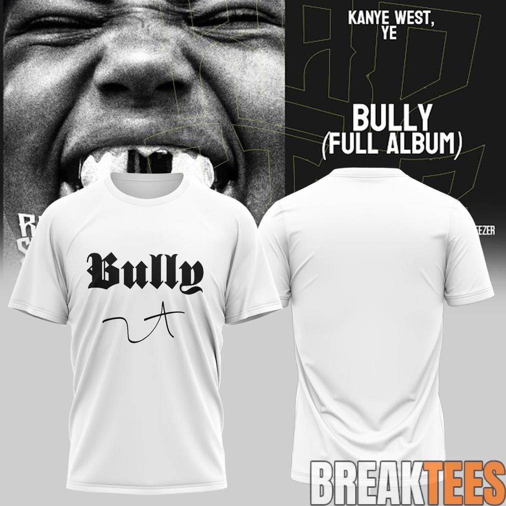 Kanye West Rap Star ‘Bully’ 2026 Tour 2D Shirt