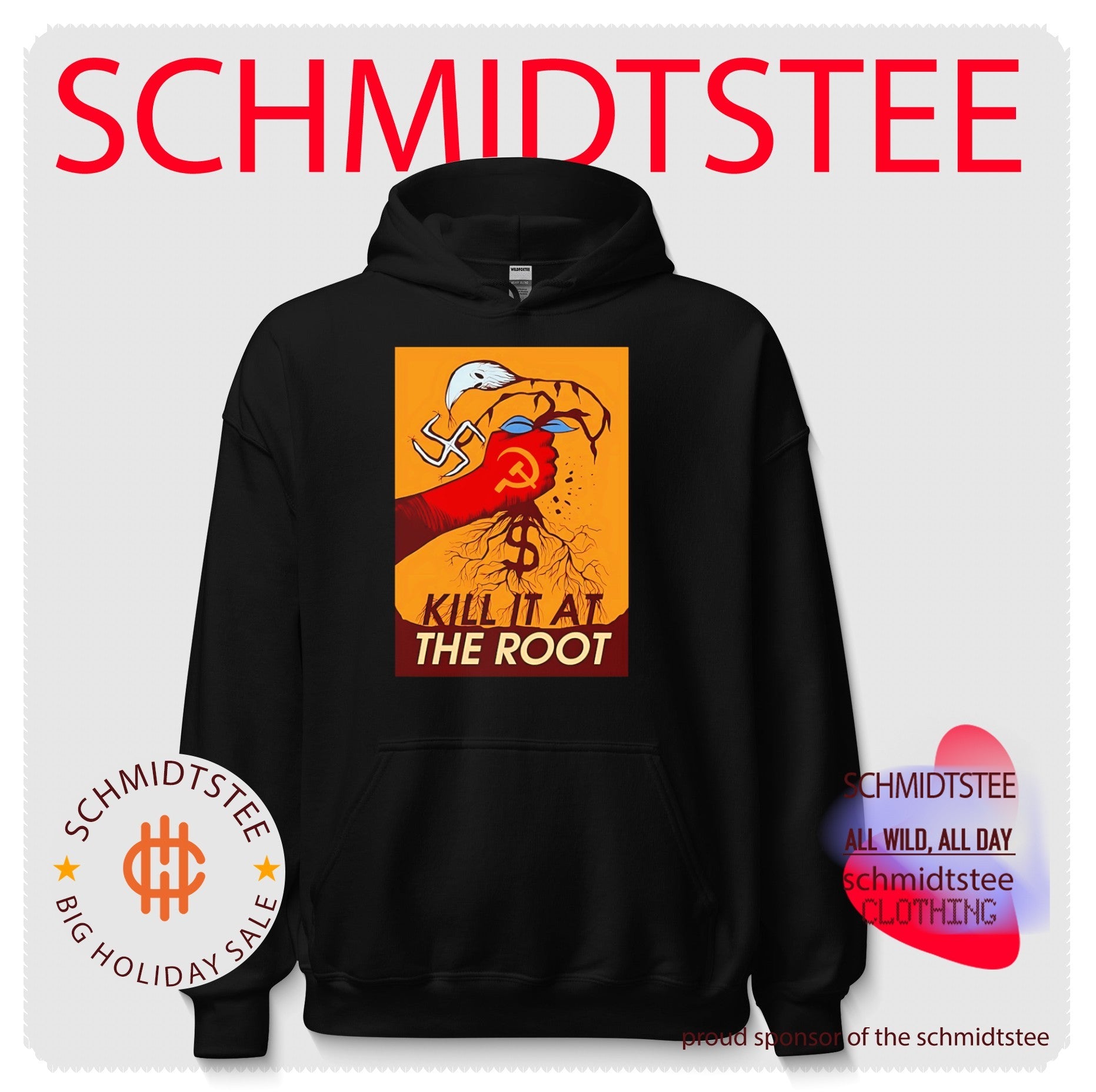 Kill It at the Root Anti-Capitalist Political Poster shirt