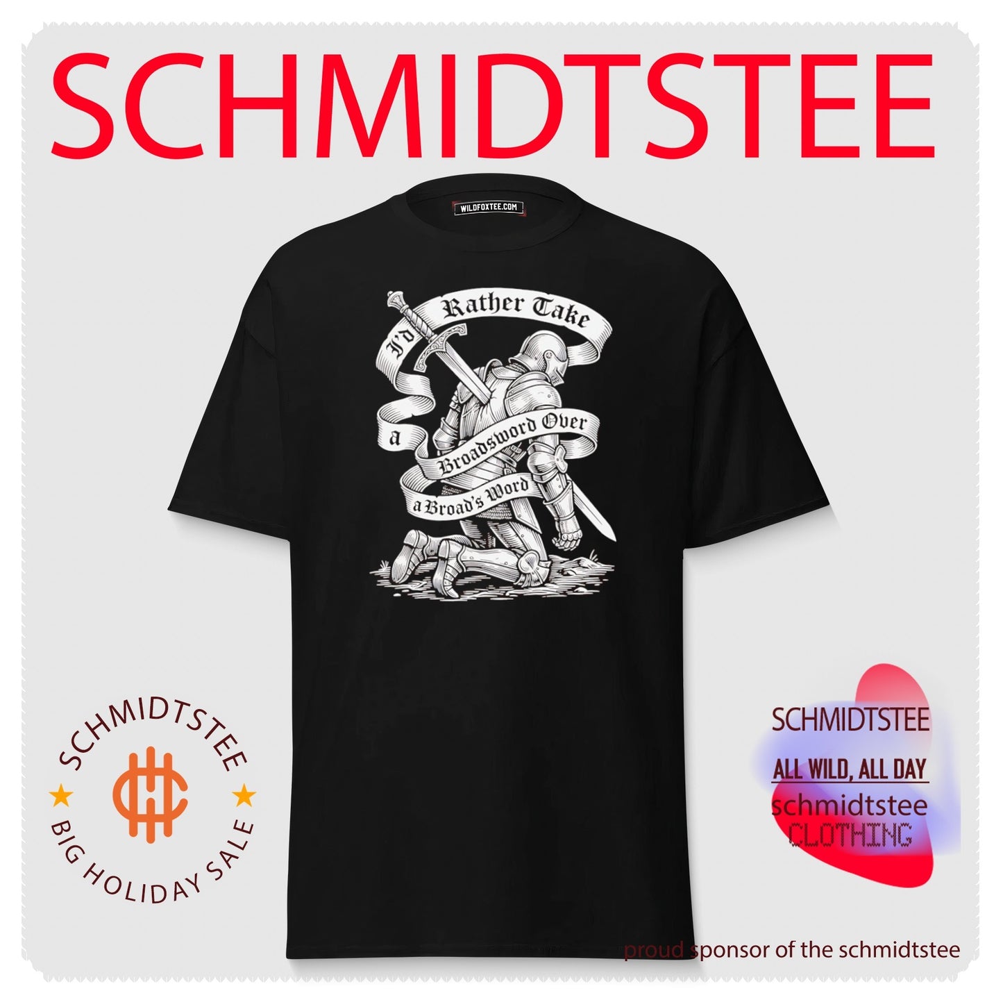 Knight I’d Rather Take a Broadsword over a Broad’s Word shirt