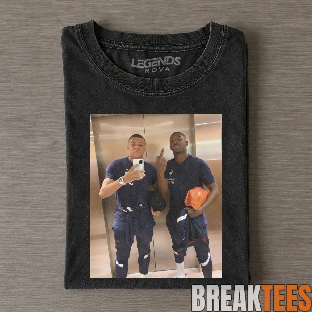 Kylian Mbappé & Ousmane Dembélé France 2026 World Cup Vintage Tee