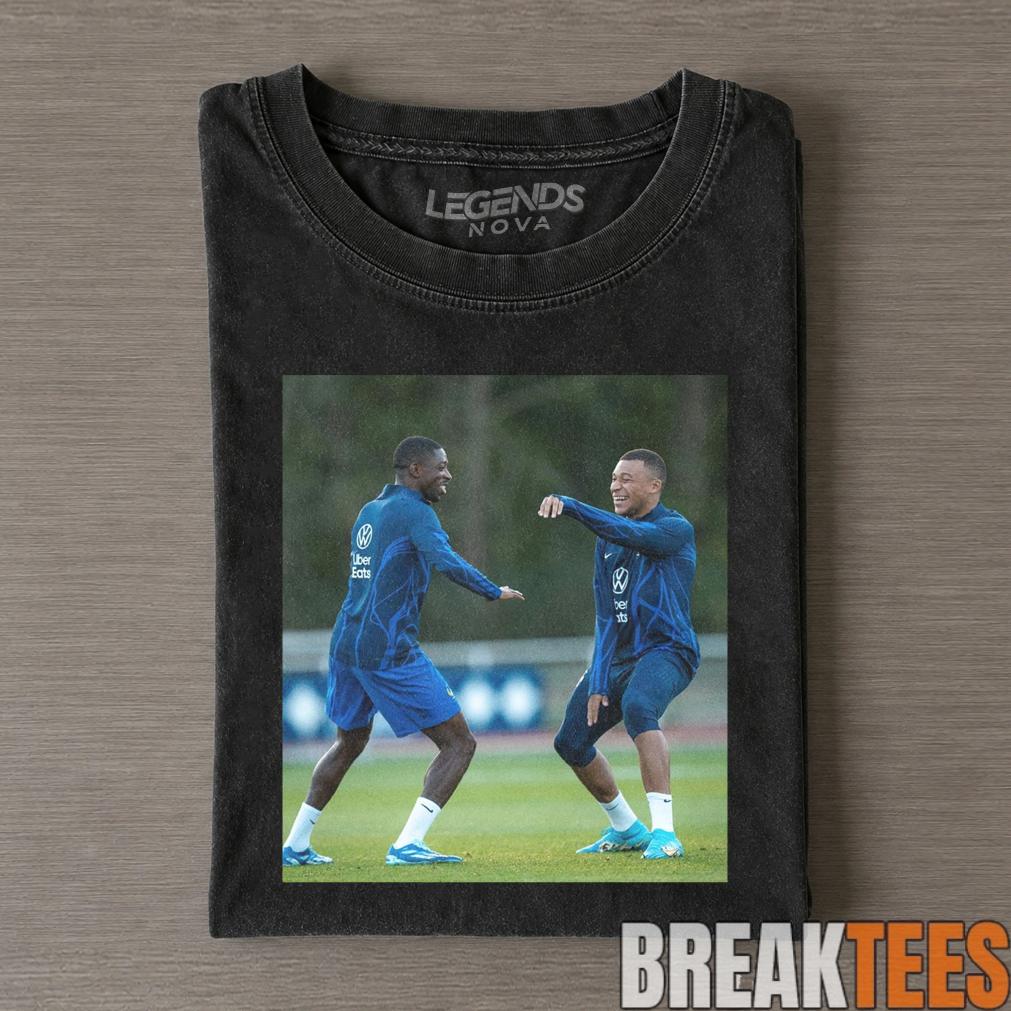 Kylian Mbappé & Ousmane Dembélé France Shirt