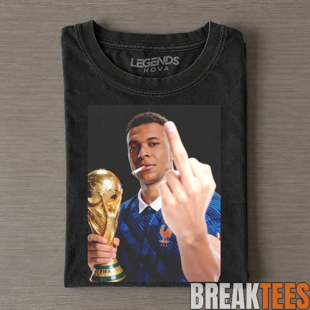 Kylian Mbappé World Cup 2026 Middle Finger Tee