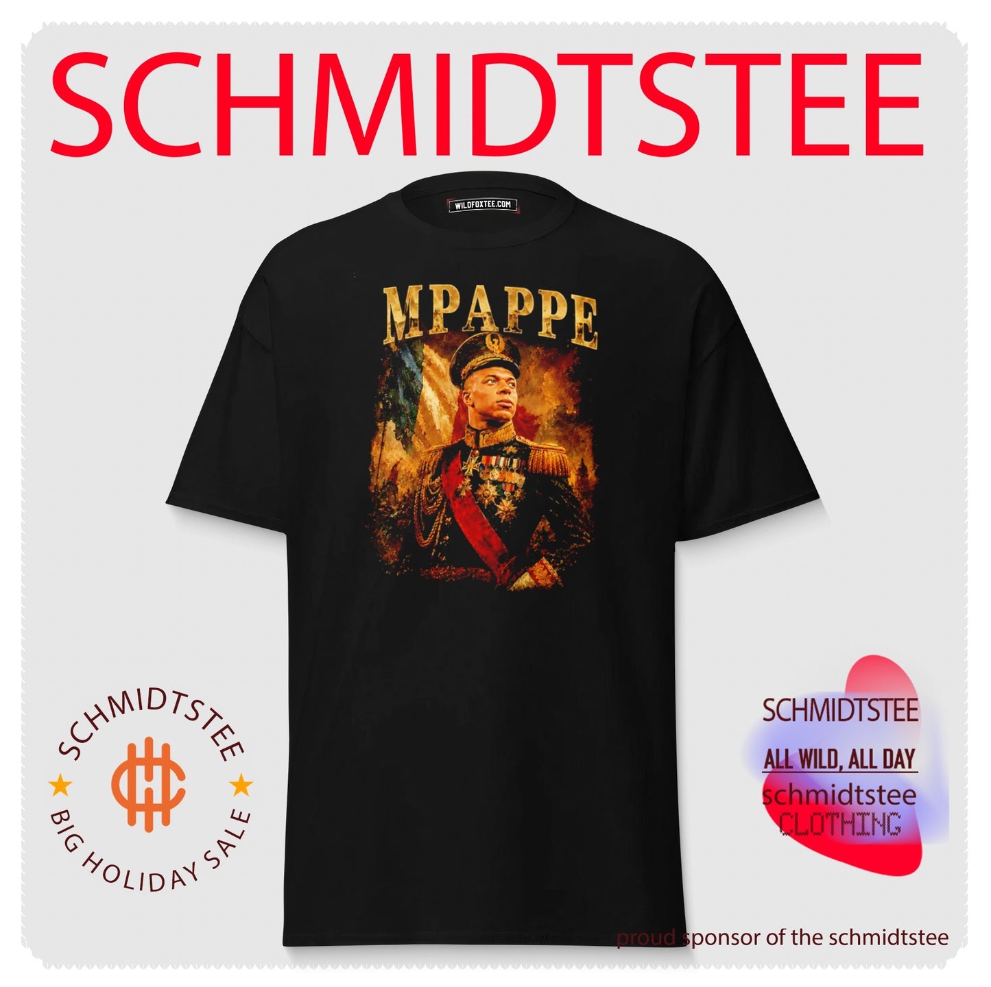 Kylian Mbappe Real Madrid Admiral Military Portrait shirt