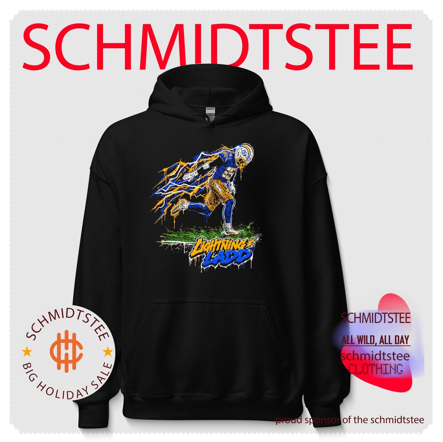 Lightning Ladd McConkey Los Angeles Chargers art shirt