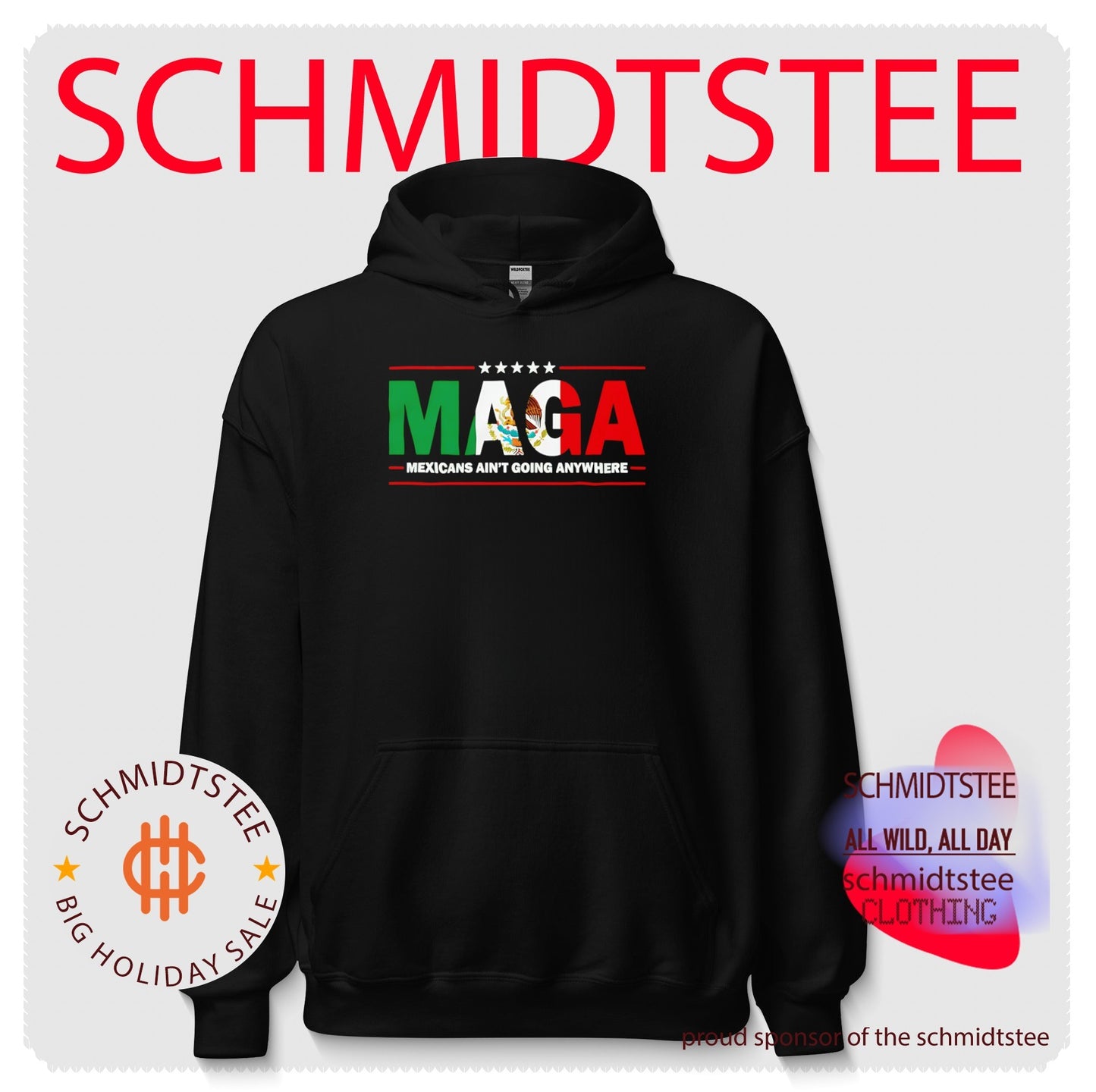 MAGA Mexicans Ain’t Going Anywhere Mexican Flag shirt