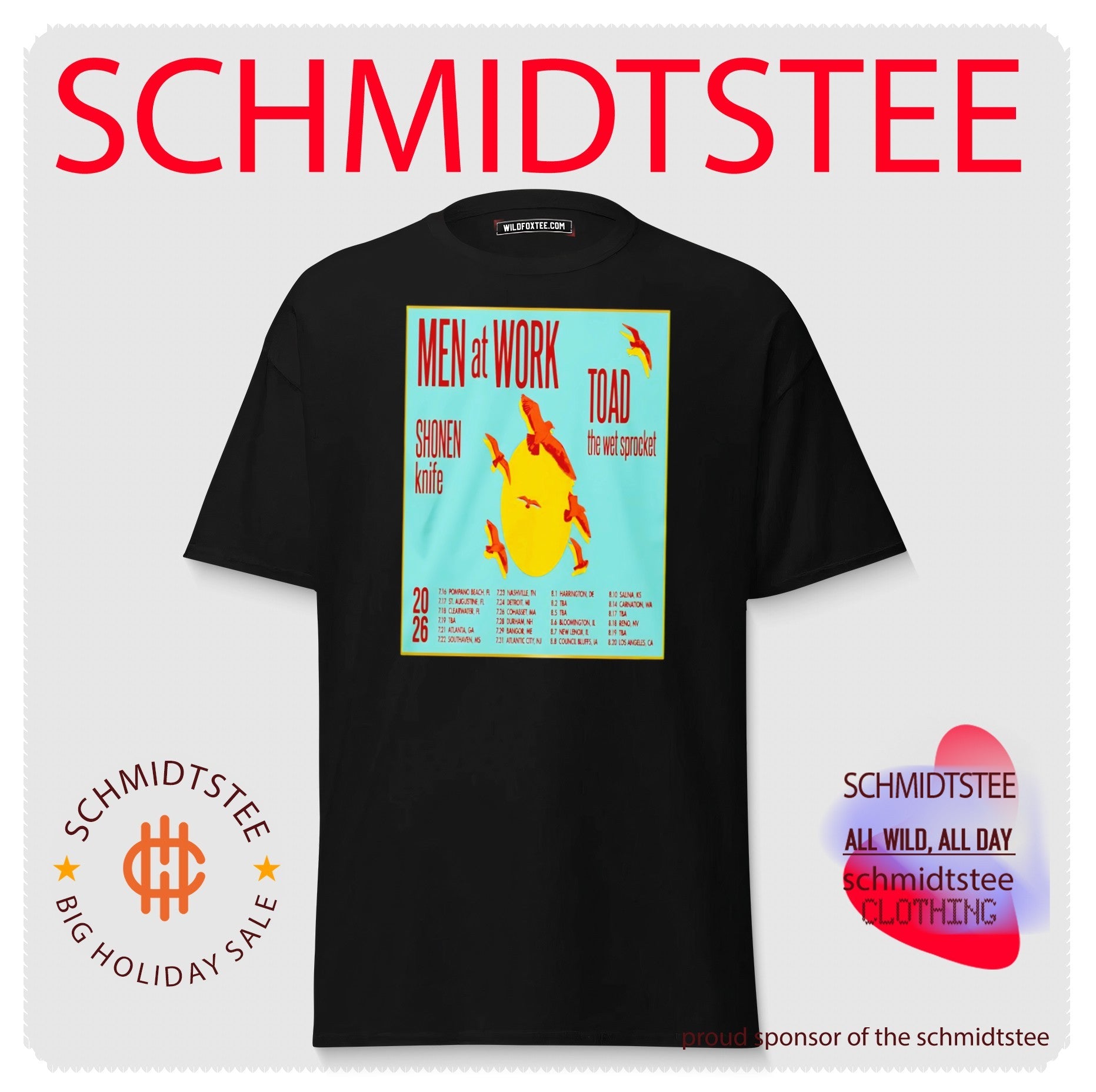 Men At Work Summer Tour 2026 Shirt
