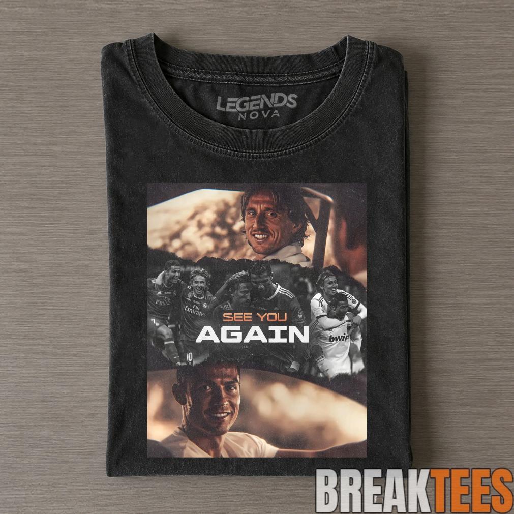 Modric & Ronaldo See You Again Tribute Tee