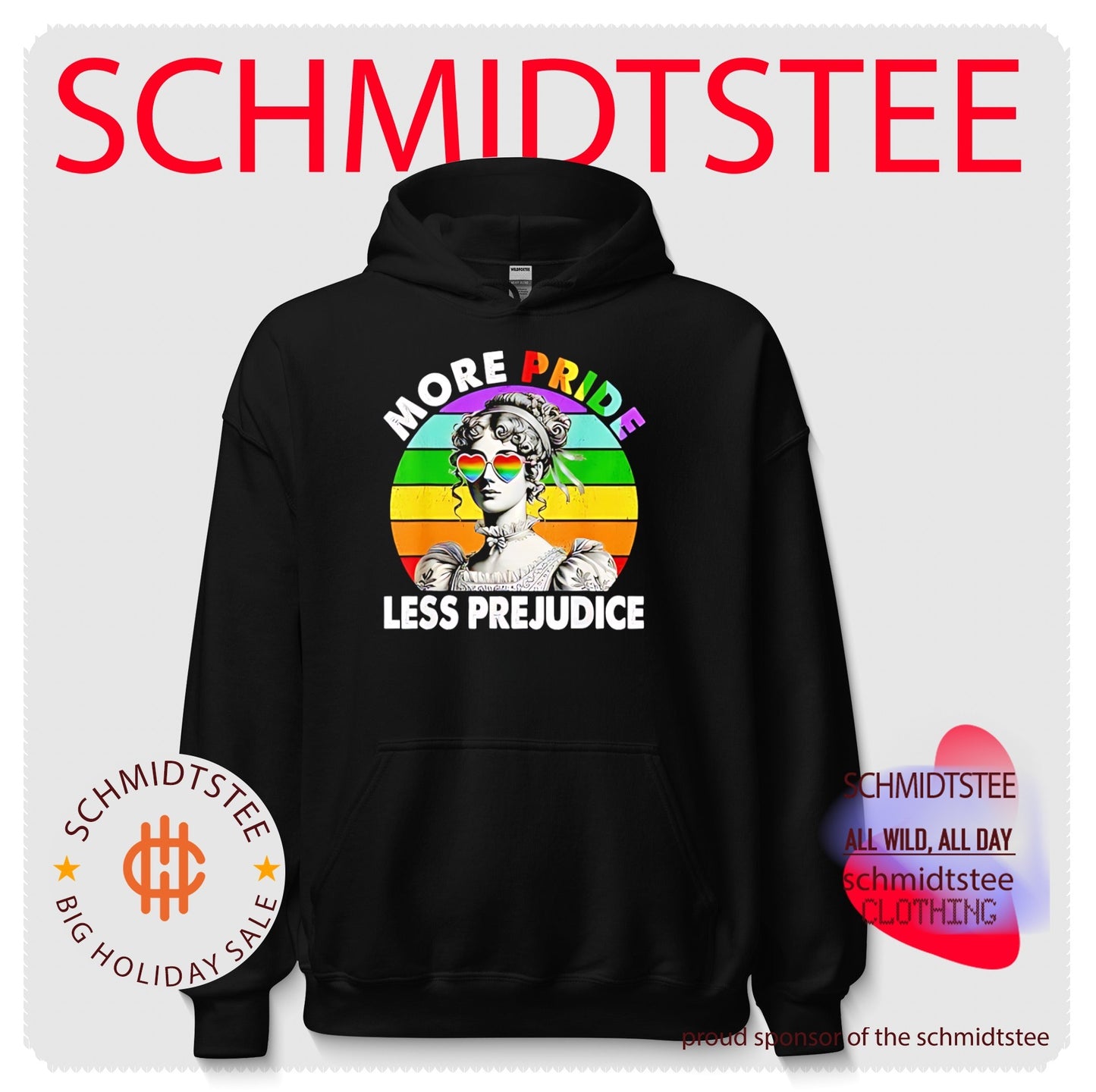More pride less prejudice vintage shirt
