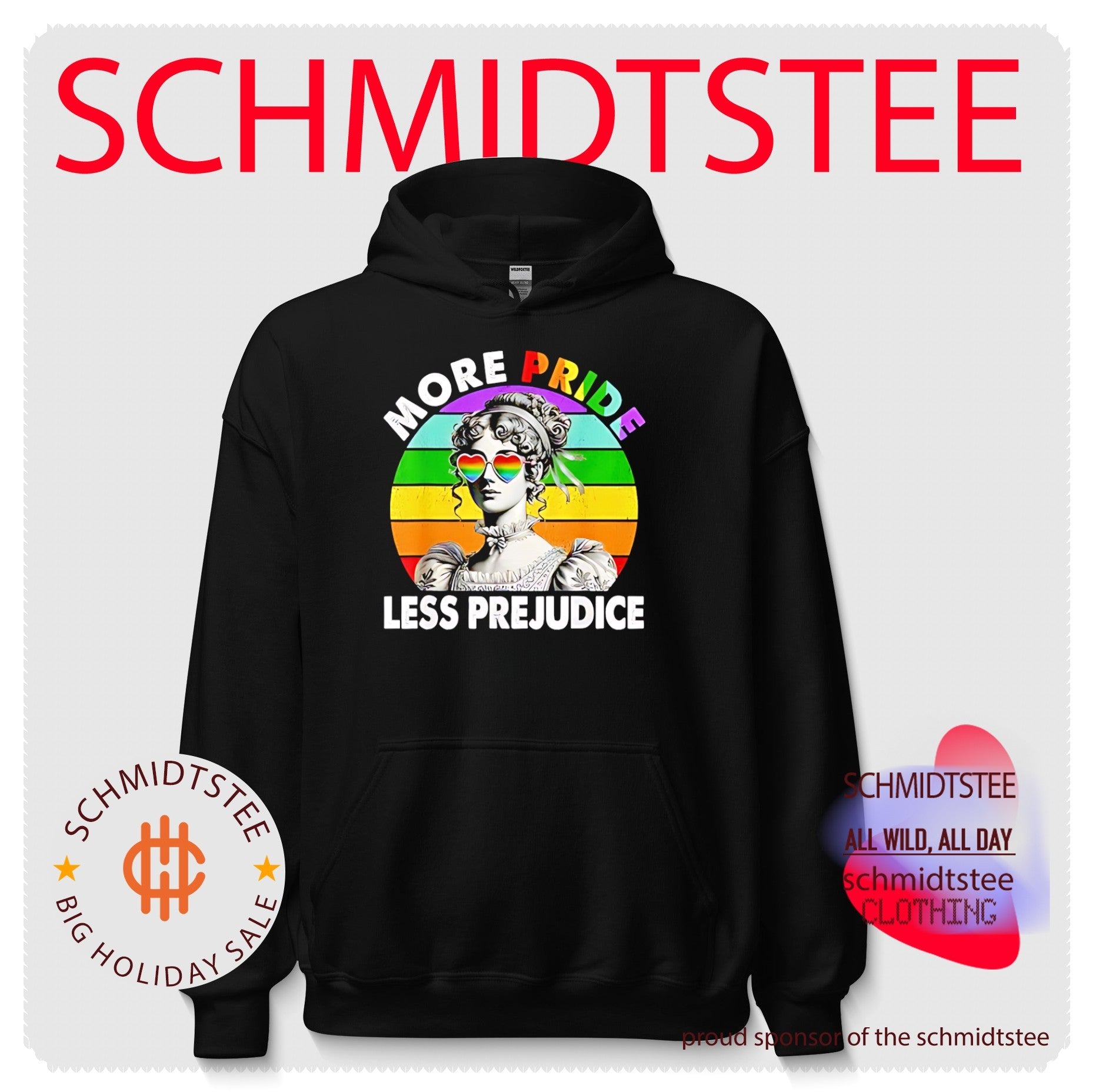 More pride less prejudice vintage shirt