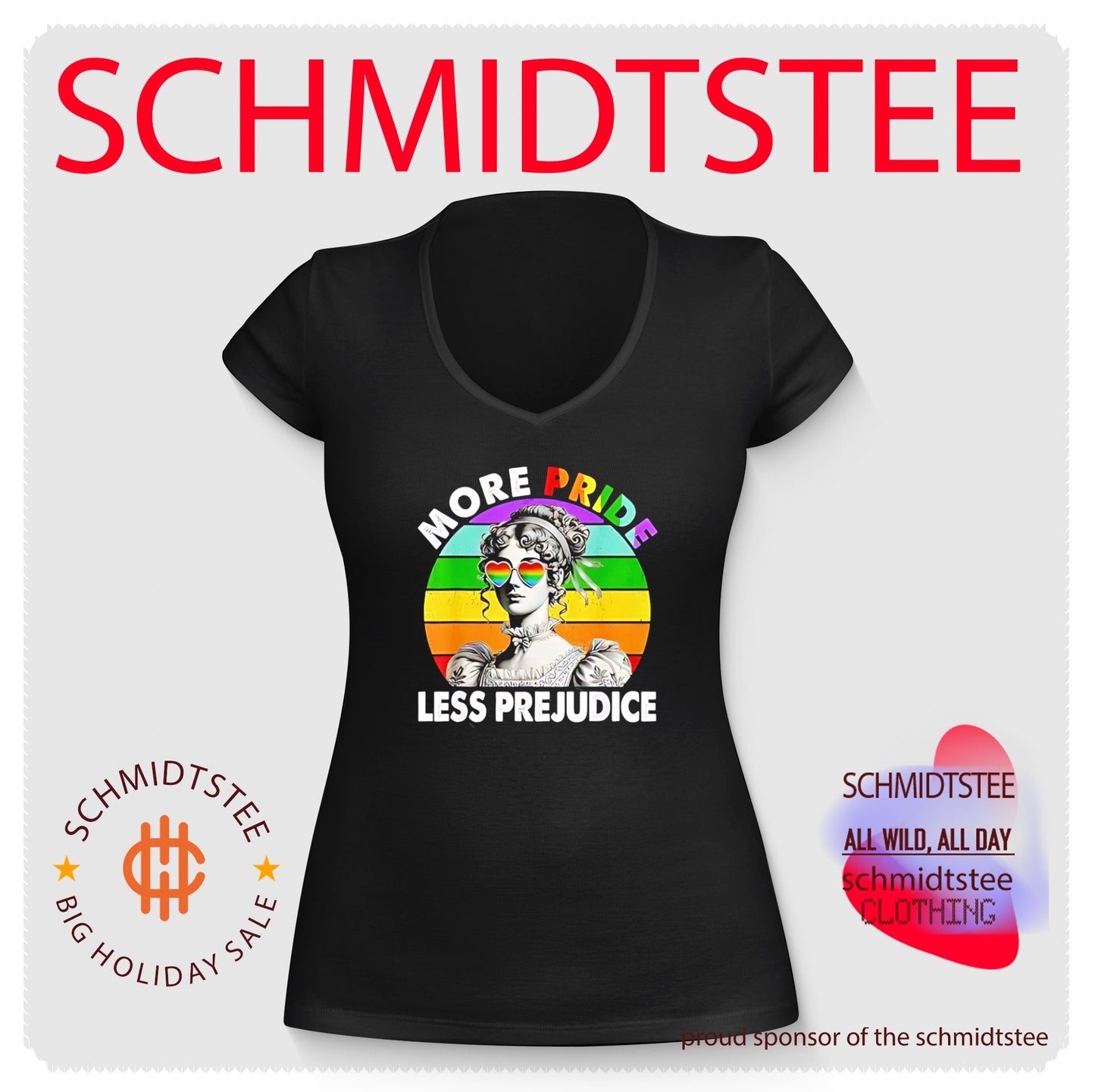 More pride less prejudice vintage shirt