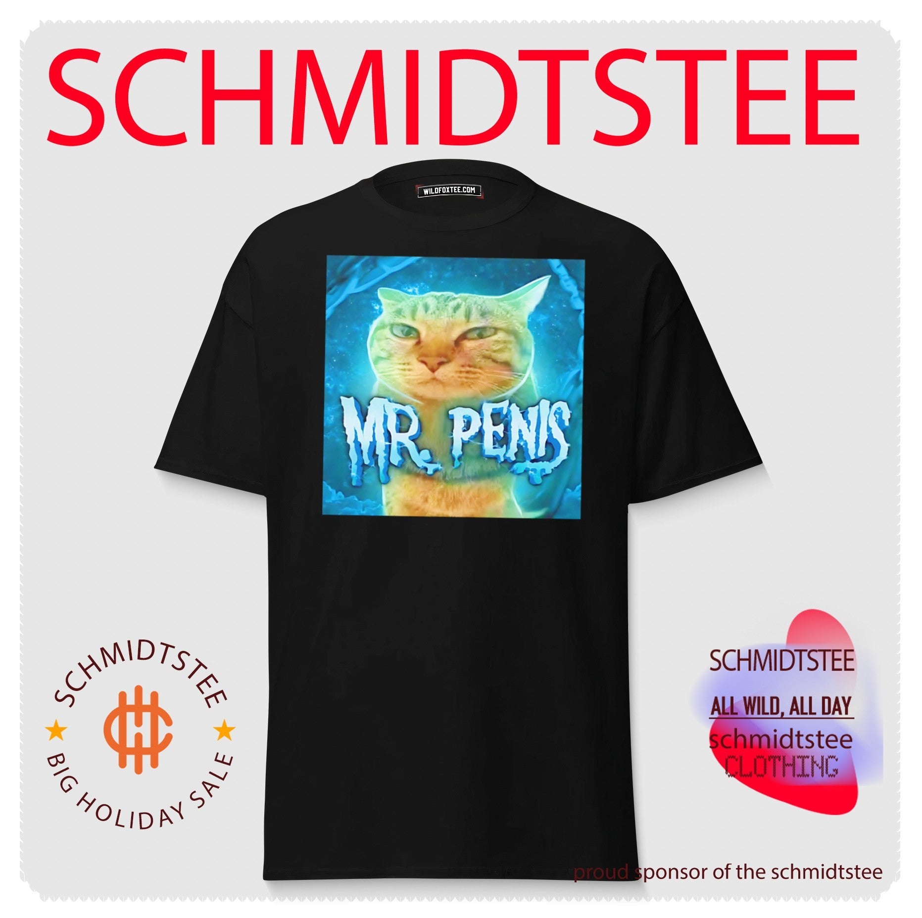 Mr Penis the Cat internet meme humor shirt