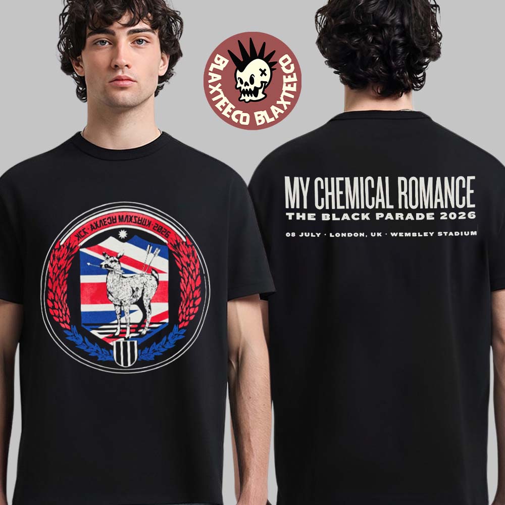 My Chemical Romance London UK 2026 Night 1 Exclusive Tee At Wembley Stadium On 8 July 2026 T-Shirt