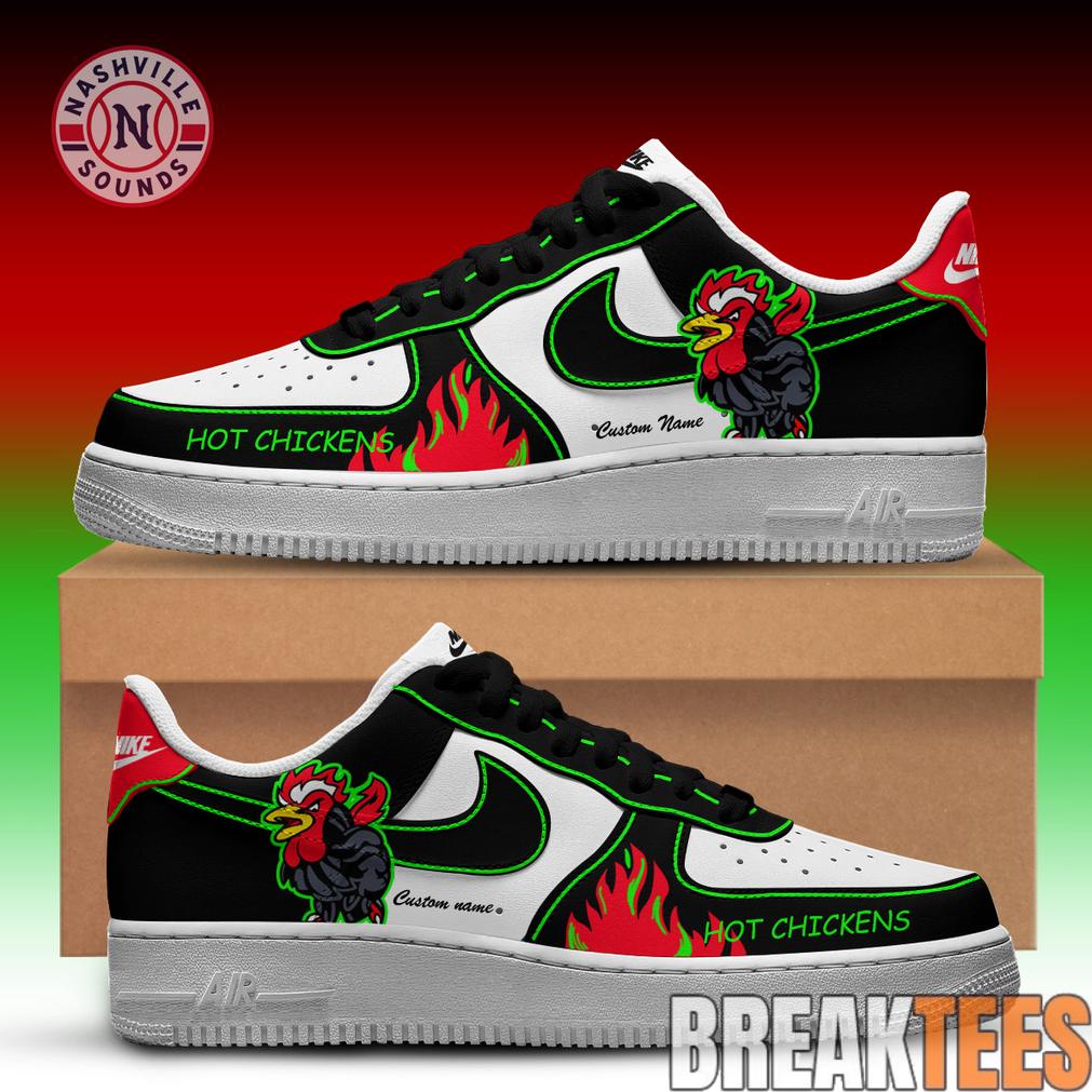Nashville Sounds x Hot Chickens 2026 Custom AF1 Shoes