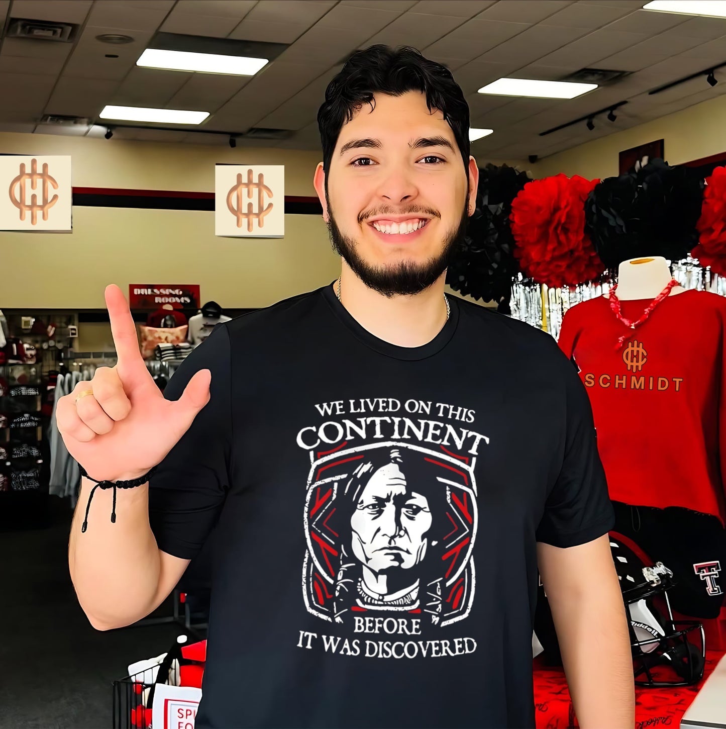 Native American we lived on this continent before it was discovered shirt