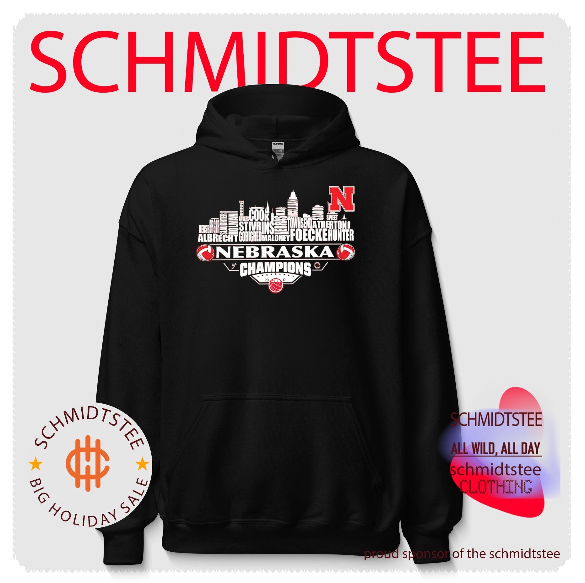 Nebraska Volleyball Champions Skyline Roster 2026 shirt