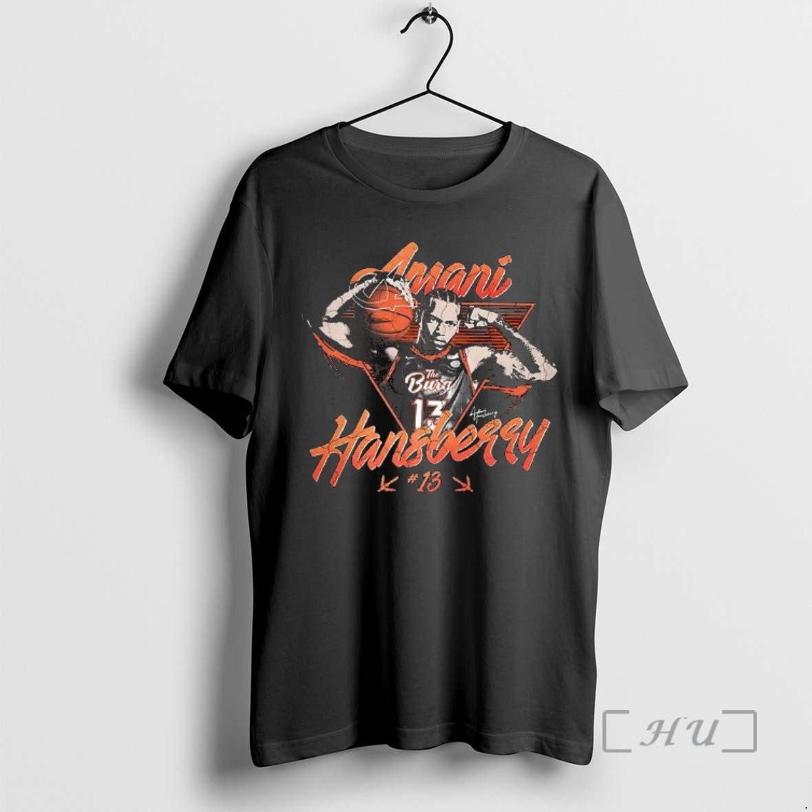 New Amani Hansberry Virginia Tech Hokies Mens Basketball Graphic