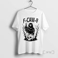 New F Caw F Gothic Raven Middle Finger