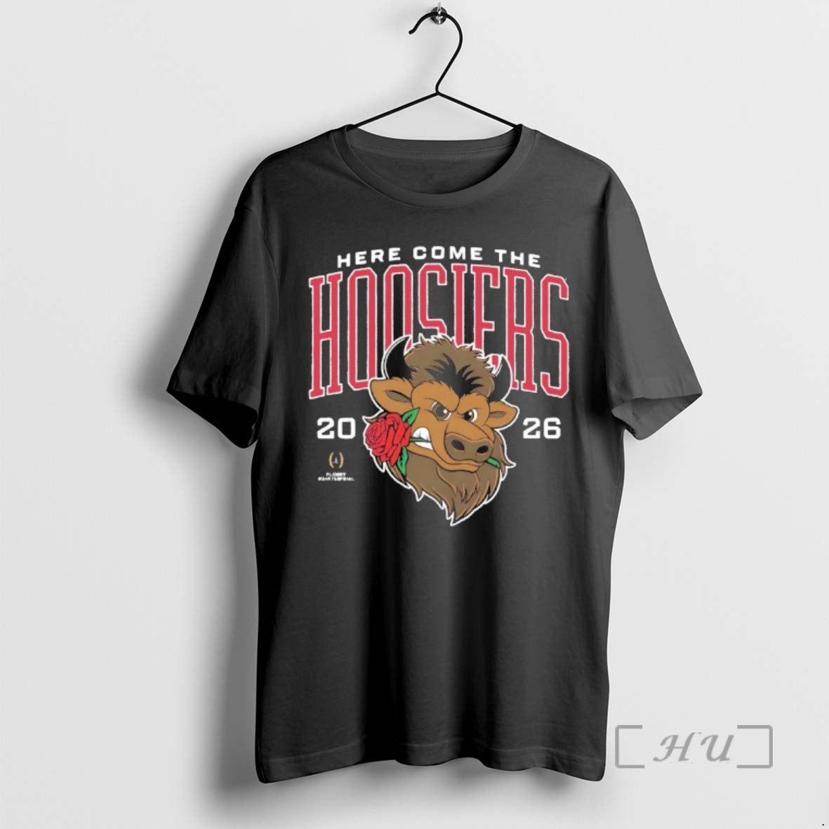 New Indiana Here Come The Hoosiers 2026 Rose Bowl Game Mascot Premium T Shirts Sweater