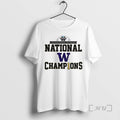 New Ncaa Division I Washington Huskies 2025 National Champions Logo
