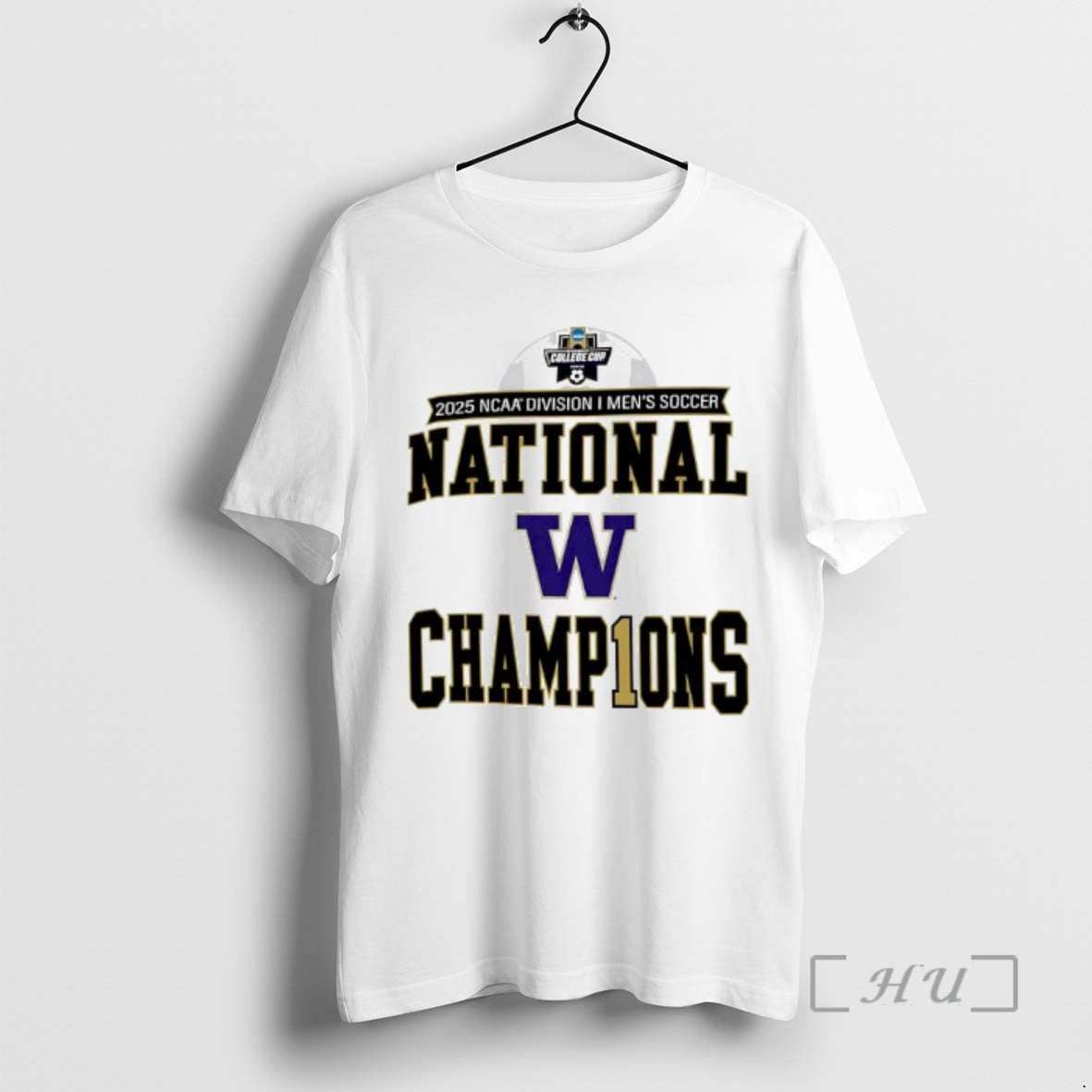 New Washington Huskies 2025 Ncaa Di Mens Soccer Season National Champions Ornaments Premium T Shirts