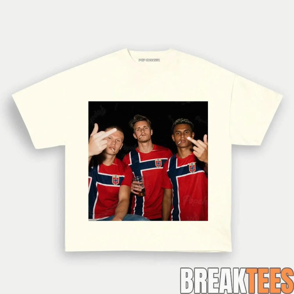 Norway Team Classic Soccer Supporter Graphic Tee
