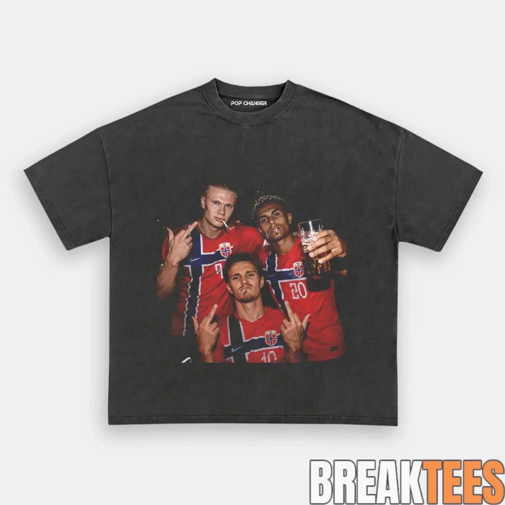 Norway Team Norway National Football Graphic Shirt