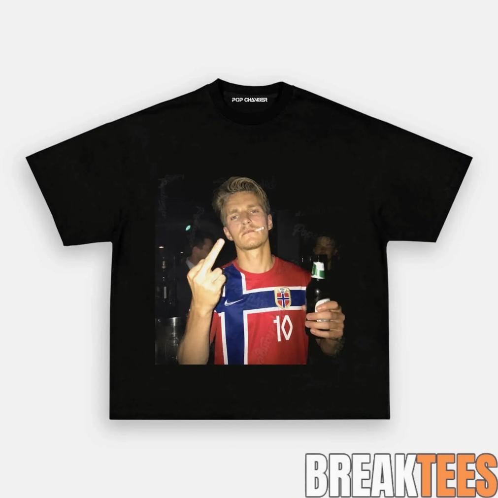 Norway Team Retro Soccer Supporter T-Shirt