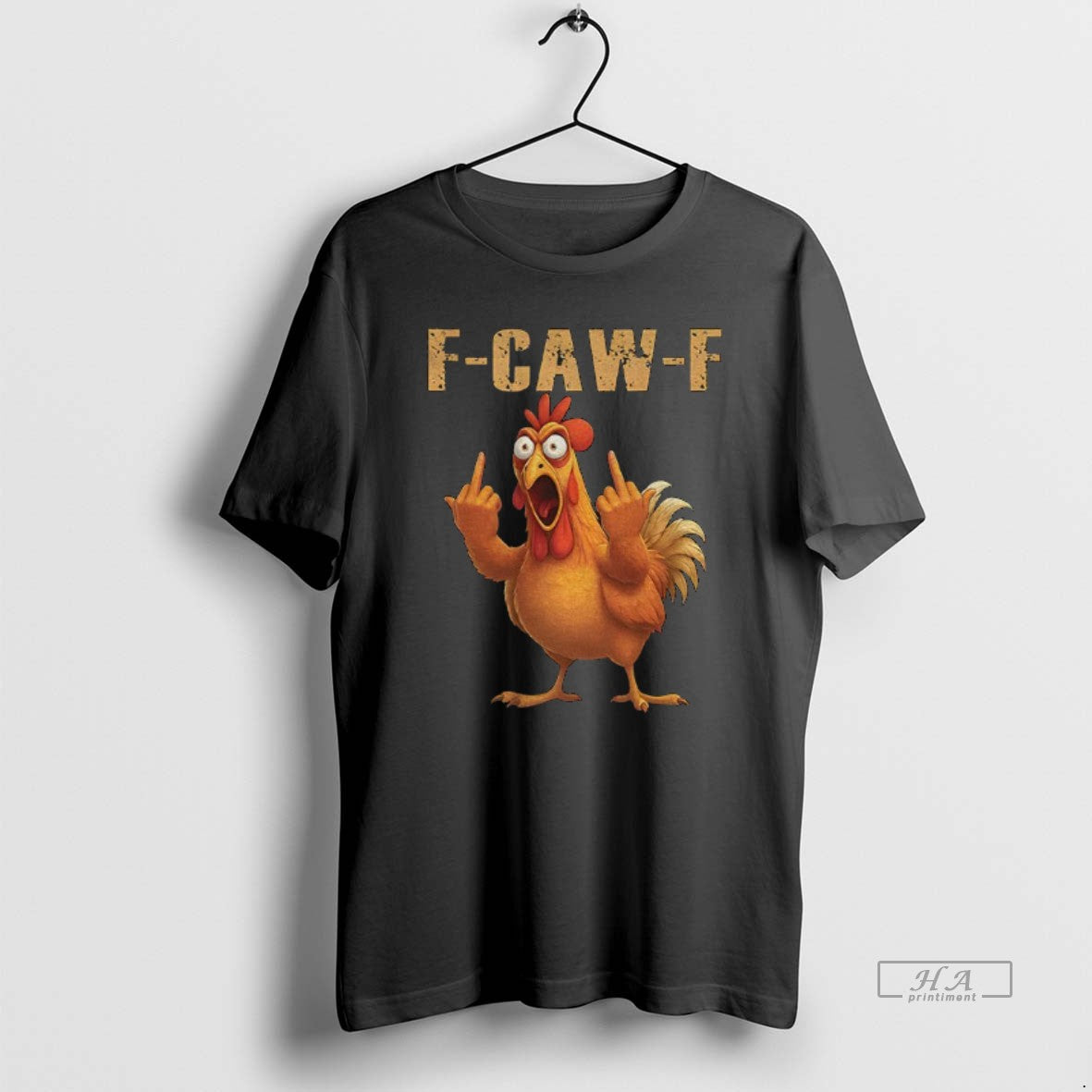 Official Funny Rooster Meme F Caw F