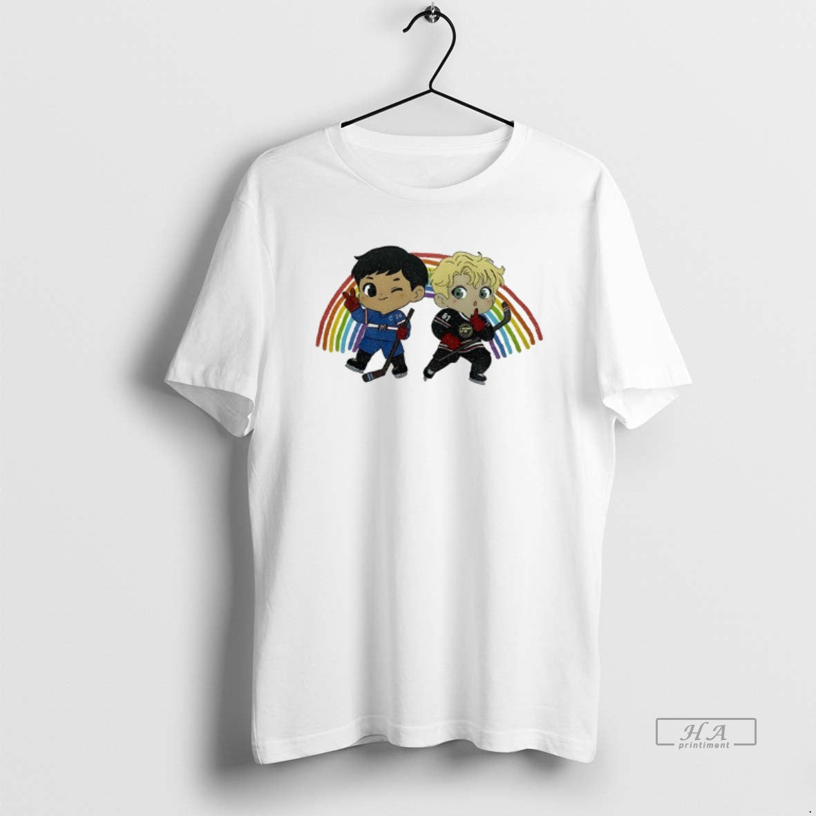 Official Hollanov Pride Heated Rivalry Chibi