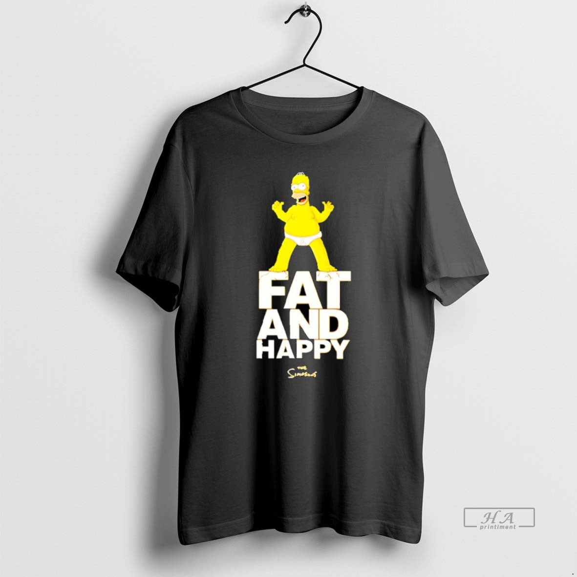 Official Homer Simpson Fat And Happy