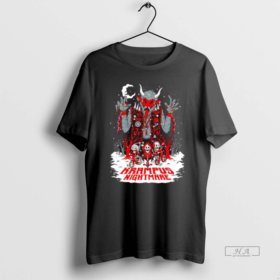 Official Krampus Nightmare Skeletons Graphic