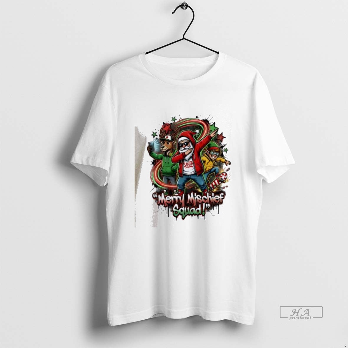 Official Merry Mischief Squad Funny Urban Christmas
