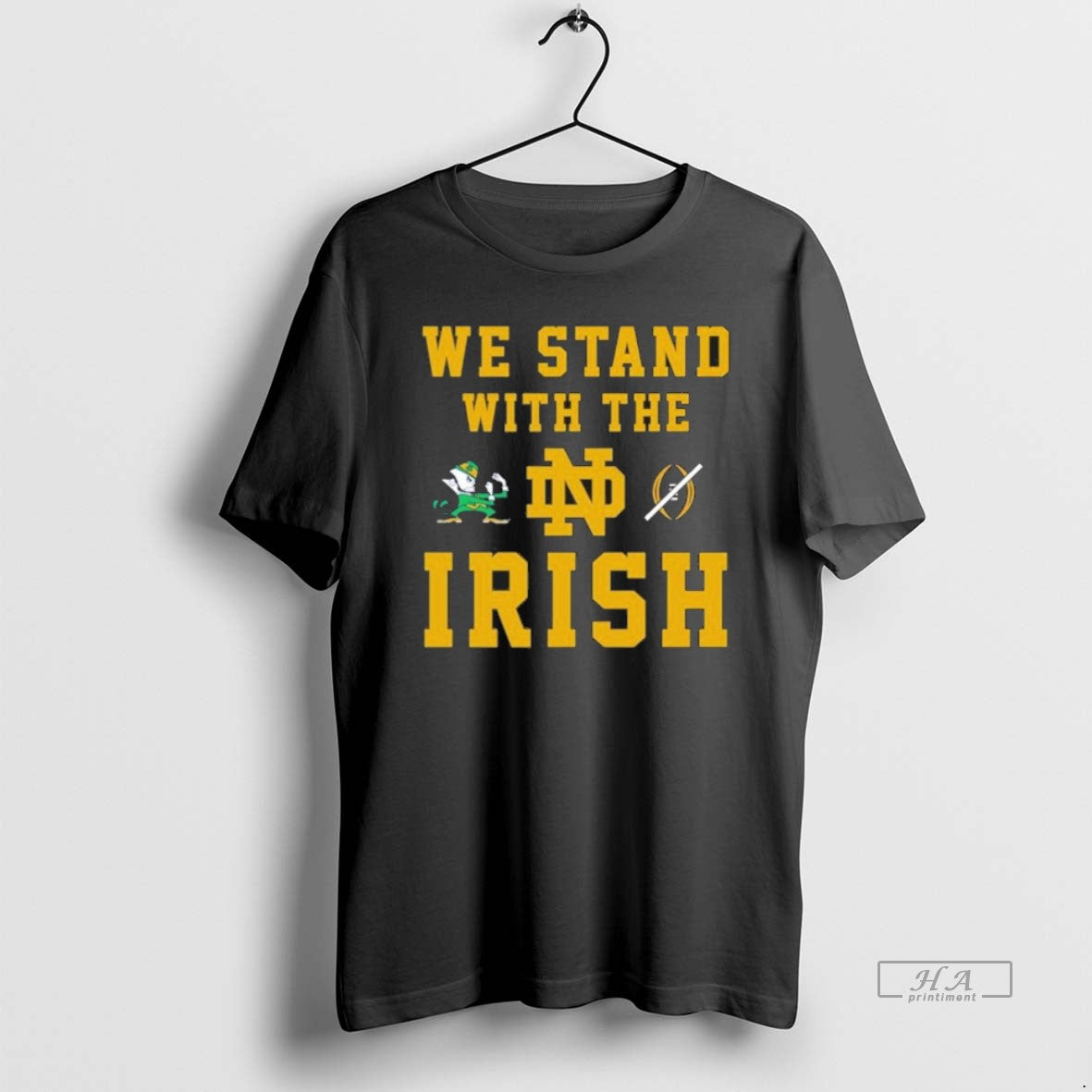 Official Notre Dame Fighting Irish We Stand With The Irish Cfp