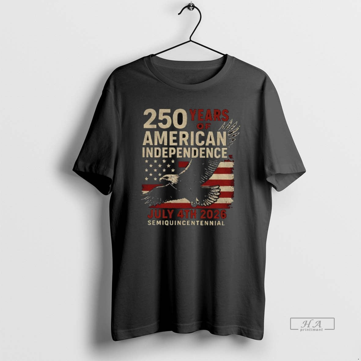 Official Patriotic Eagle Graphic American Flag 250th Independence July 4th 2026