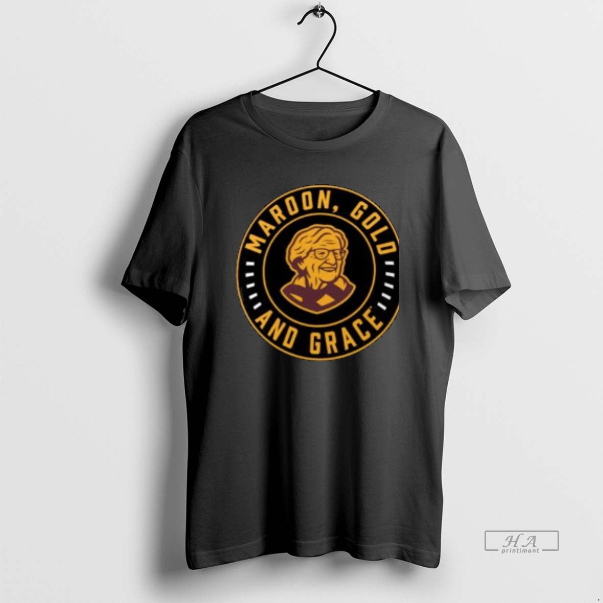 Official Sister Jean Loyola Chicago Ramblers Maroon Gold And Grace Circle Black