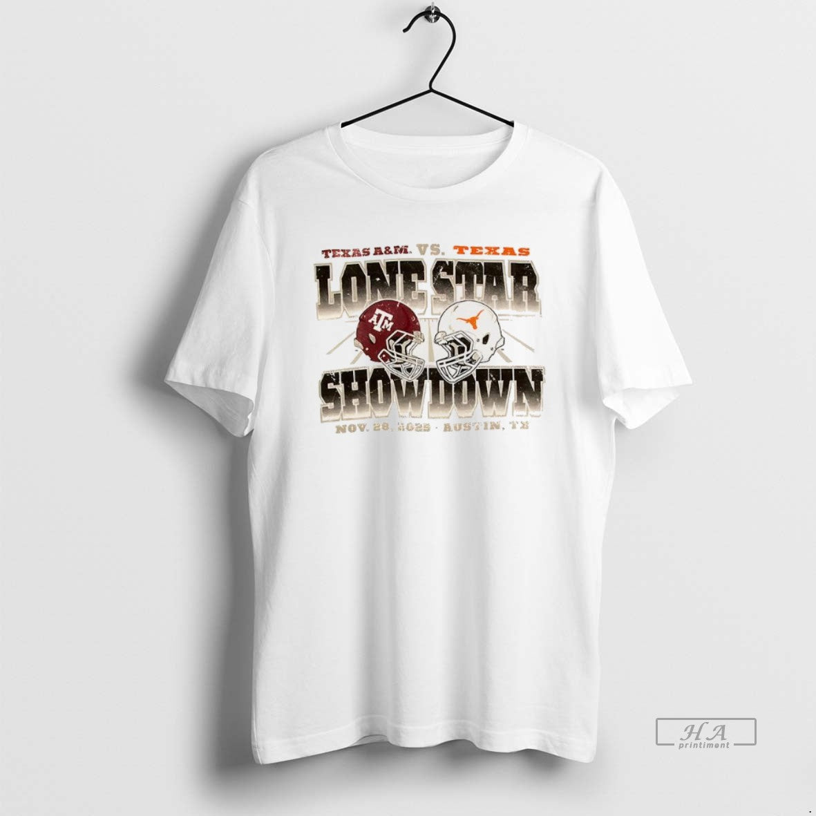 Official Texas Longhorns Vs Texas Am Football Lone Star Showdown Helmet
